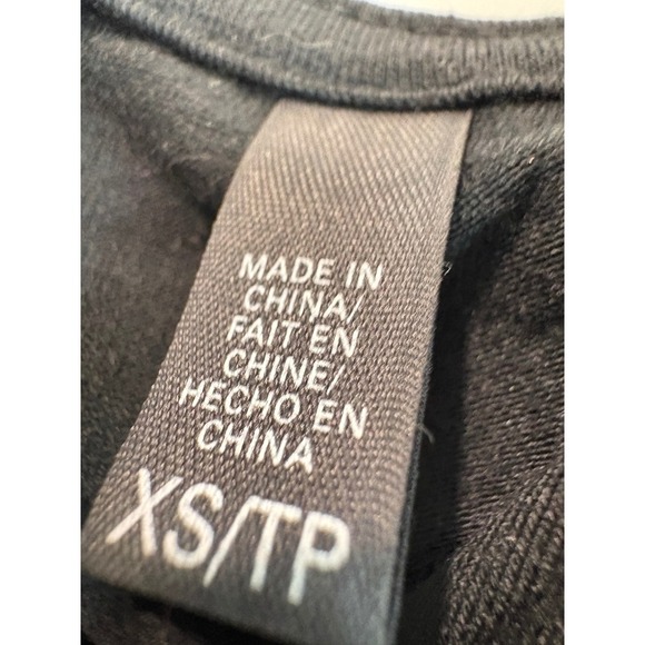 Black Halter Tank Top XS Surplice Tie Neck Sleeveless Casual Blouse - Picture 3 of 6